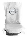 Seat covers 400 pcs. polyethylene with the OPEL 0990124 logo