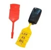 Key tags with eyelet red 300 pcs Serwo 0850113