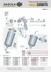 Repair kit 1.3 for Sagola 3300 PRO spray guns 10011191