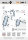 Spring kit for valves series X4100/3300 GTO/518 PRO Sagola - 56418701