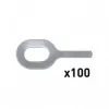 100 прямих кілець No 3 AlMgSi 1,0 мм для GYSPOT ARCPULL 059450