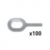 100 прямих кілець № 1 Al-Special ep. 1,0 мм для SPOT ARCPULL GYS 059535