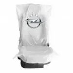 Seat covers 400 pcs. polyethylene with the OPEL 0990124 logo