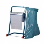 Floor paper holder with attachment for a garbage bag Serwo 0960642