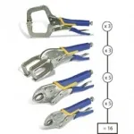 Set of body clamps GYS 16 pcs 050266