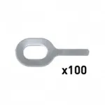 100 прямих кілець No 2 AlMg3 1,0 мм для GYSPOT ARCPULL 059498