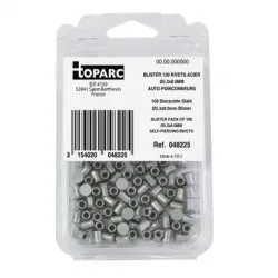 Steel rivets GYS Ø 5.3 × 6.0 mm 100 pcs 048270