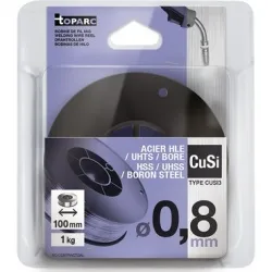 Дріт для зварювання MIG CuSi3 Ø0,8 - 1 кг D.100 - ERCuSi-A / S Cu6560 GYS 086692