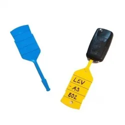 Бірки для ключів із вушком сині 300 шт  Serwo 0850112