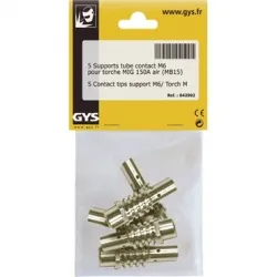 5 contact tips support M6 / MIG 150A Air torch (MB15) GYS 042902